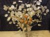 balts Zieds Nauda Augs, Godīgums, Bolbonac, Moonwort, Sudraba Dolārs foto