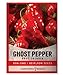 photo Ghost Pepper Seeds for Planting Spicy Hot - Heirloom Non-GMO Hot Pepper Seeds for Home Garden Vegetables Makes a Great Plant Gift for Gardening by Gardeners Basics 2024-2023