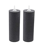 photo: You can buy AQUANEAT 2 Pack Air Stone, Large Air Stone Cylinder, Aerator Bubble Diffuser, Air Pump Accessories for Hydroponic Growing System, Pond Circulation, Aquarium Fish Tank (Large 6x2) online, best price $19.99 new 2024-2023 bestseller, review