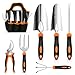 photo CHRYZTAL Garden Tool Set, Stainless Steel Heavy Duty Gardening Tool Set, with Non-Slip Rubber Grip, Storage Tote Bag, Outdoor Hand Tools, Ideal Garden Tool Kit Gifts for Women and Men 2024-2023