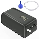 photo: You can buy Uniclife Aquarium Air Pump Battery-Operated with Air Stone and Airline Tubing Portable Outdoor Fishing Oxygen Pump online, best price $9.99 new 2024-2023 bestseller, review