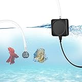 photo: You can buy BinChang Aquarium Air Pump for Fish Tank, Quiet Mini Air Pump 1 Watt Energy Saving with Accessories 1-15 Gallon online, best price $14.99 new 2024-2023 bestseller, review