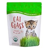 photo: You can buy Organic Cat Grass Seed Blend for Planting by Handy Pantry - A Healthy Mix of Organic Wheatgrass Seeds: Barley, Oats, and Rye Seeds - Non-GMO Wheat Grass Seeds for Pets - Cat Grass Kit Refill (12 oz.) online, best price $10.47 ($0.87 / ounce) new 2024-2023 bestseller, review