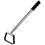 photo: You can buy Walensee Mini Action Hoe for Weeding Stirrup Hoe Tools for Garden Hula-Ho with 14- Inch Scuffle Loop Hoe Gardening Weeder Cultivator, Sharp Durable Metal Handle Weeding Rake with Cushioned Grip, Grey online, best price $16.50 new 2024-2023 bestseller, review