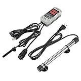 photo: You can buy hygger 200W Titanium Aquarium Heater for Salt Water and Fresh Water, Digital Submersible Heater with External IC Thermostat Controller and Thermometer, for Fish Tank 20-45 Gallon online, best price $59.99 new 2024-2023 bestseller, review