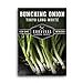 photo Survival Garden Seeds - Tokyo Long White Onion Seed for Planting - Pack with Instructions to Plant and Grow Asian Green Onions in Your Home Vegetable Garden - Non-GMO Heirloom Variety 2024-2023