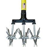 photo: You can buy Rotary Cultivator Tool - 40” to 60” Telescoping Handle - Reinforced Tines - Reseeding Grass or Soil Mixing - All Metal, No Plastic Structural Components - Cultivate Easily online, best price $39.99 new 2024-2023 bestseller, review