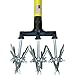 photo Rotary Cultivator Tool - 40” to 60” Telescoping Handle - Reinforced Tines - Reseeding Grass or Soil Mixing - All Metal, No Plastic Structural Components - Cultivate Easily 2024-2023