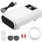 photo: You can buy APEXCORE Aquarium Air Pump, Fish Tank Oxygen Pump Intelligent Control and Noise Reduction Dual Outlet Air Pump with Accessories StonesTubes,Check Valves for Max 100 Gallon Tank,White online, best price $22.99 new 2024-2023 bestseller, review