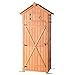 photo B BAIJIAWEI Garden Storage Shed - Garden Tool Storage Cabinet - Lockable Arrow Wooden Storage Sheds Organizer for Home, Yard, Outdoor 2024-2023