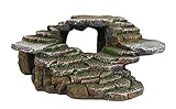 photo: You can buy PENN-PLAX Reptology Shale Scape Step Ledge & Cave Hideout – Decorative Resin for Aquariums & Terrariums – Great for Reptiles, Amphibians, and Fish – Medium online, best price $13.17 new 2024-2023 bestseller, review