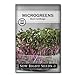 photo Sow Right Seeds - Red Cabbage Microgreen Seed for Growing - Instructions to Quickly Grow Your Own Delicious and Healthy Microgreens - Plant Indoors with no Special Equipment - Minimum 14g per Packet 2024-2023