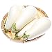 photo Unique Eggplant Seeds for Planting, Casper White - 1 g 200+ Seeds - Non-GMO, Heirloom Egg Plant Seeds - Home Garden Vegetable White Eggplant Seeds - Sealed in a Beautiful Mylar Package 2024-2023
