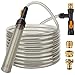 photo hygger Bucket-Free Aquarium Water Change Kit Metal Faucet Connector Fish Tank Vacuum Siphon Gravel Cleaner with Long Hose 33FT Drain & Fill 2024-2023