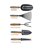 photo: You can buy OLMSTED FORGE Garden Tool Set, 5 Pieces, Heavy Duty Powder Coated Steel, Cork Handle online, best price $54.99 new 2024-2023 bestseller, review