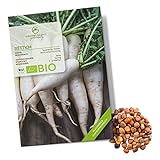 foto: jetzt BIO Rettich Samen (Japanischer Daikon) - Rettich Saatgut aus biologischem Anbau ideal für die Anzucht im Garten, Balkon oder Terrasse Online, bester Preis 4,90 € neu 2024-2023 Bestseller, Rezension