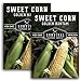 photo Survival Garden Seeds - Golden Bantam Sweet Corn Seed for Planting - Packet with Instructions to Plant and Grow Yellow Corn on The Cob Your Home Vegetable Garden - Non-GMO Heirloom Variety - 2 Pack 2024-2023