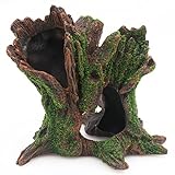 photo: You can buy AQUA KT Aquarium Landscaping Tree Stump Trunk Hollow Log Hole Rocks Cave Cichlid Stone Fish Hide for Discus Guppy Goldfish Tank Decorations online, best price $19.99 new 2024-2023 bestseller, review