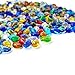 photo Keedolla Colorful Clear Sea Glass Pebbles Aquarium Gravel Fish Tank Rocks Small, Irregular Glass Gems Stones Beads Marble Pebbles Rock Sand for Garden|Vase Filler|Fish Turtle Tank Decorations 2024-2023