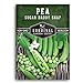 photo Survival Garden Seeds - Sugar Daddy Snap Pea Seed for Planting - Packet with Instructions to Plant and Grow in Delicious Pea Pods Your Home Vegetable Garden - Non-GMO Heirloom Variety 2024-2023