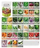 photo: You can buy Survival Vegetable Seeds Garden Kit Over 16,000 Seeds Non-GMO and Heirloom, Great for Emergency Bugout Survival Gear 35 Varieties Seeds for Planting Vegetables 35 Free Plant Markers Gardeners Basics online, best price $39.95 ($0.00 / Count) new 2024-2023 bestseller, review