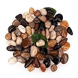 photo: You can buy BLQH [18 Pounds] Pebbles Stones Aquarium Gravel River Rock,Natural Polished Decorative Gravel,Garden Ornamental Pebbles Rocks,Polished Gravel for Landscaping (Mixed Colors) online, best price $28.98 new 2024-2023 bestseller, review