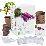 photo: You can buy Plant Theatre Funky Veg Garden Starter Kit - 5 Types of Vegetable Seeds with Pots, Planting Markers and Peat Discs - Kitchen & Gardening Gifts for Women & Men online, best price $22.99 new 2024-2023 bestseller, review