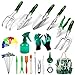 photo Garden Tools Set, 38 Pieces Stainless Steel Durable Garden Tools, Includes Trowel, Shovel, Hand Weeder, Rake, Storage Tote Bag, Wonderful Gifts for Women and Men 2024-2023