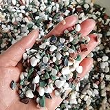 photo: You can buy ZHUDDONG 3LB Fish Tank Rocks - Natural Polished Decorative Gravel,Small Decorative Pebbles,Mixed Color Stones,for Aquariums Gravel,Landscaping,Vase Fillers (Color Mixing) online, best price $19.99 new 2024-2023 bestseller, review