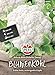 foto 80993 Sperli Premium Blumenkohl Samen Bola de Neve | Frühe Sorte | Mittelgroße Köpfe | Blumenkohl Saatgut | Blumenkohl Samen 2024-2023