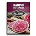photo Survival Garden Seeds - Watermelon Radish Seed for Planting - Packet with Instructions to Plant and Grow Unique Asian Vegetables in Your Home Vegetable Garden - Non-GMO Heirloom Variety 2024-2023