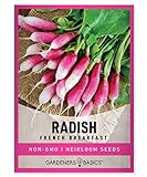 photo: You can buy Radish Seeds for Planting - French Breakfast Variety Heirloom, Non-GMO Vegetable Seed - 2 Grams of Seeds Great for Outdoor Spring, Winter and Fall Gardening by Gardeners Basics online, best price $4.95 new 2024-2023 bestseller, review