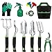 photo Garden Tools Stainless Steel Heavy Duty Gardening Tools with Storage Tote Bag Outdoor Gardening Supplies Planting Gadgets Kit Basket Hand Tools Set Gardening Gifts for Women Men Her Him (11) 2024-2023