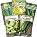 photo Sow Right Seeds - Cucumber Seed Collection for Planting - Armenian, Pickling, Lemon, Beit Alpha, Marketmore Variety Pack, Non-GMO Heirloom Seeds to Grow a Home Vegetable Garden, Great Gardening Gift 2024-2023