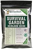 photo: You can buy (32) Variety Pack Survival Gear Food Seeds | 15,000 Non GMO Heirloom Seeds for Planting Vegetables and Fruits. Survival Food for Your Survival kit, Gardening Gifts & Emergency Supplies | Garden vegetable seeds. by Open Seed Vault online, best price $49.99 ($1.56 / Count) new 2024-2023 bestseller, review