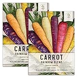 photo: You can buy Seed Needs, Rainbow Carrot Seeds for Planting - Twin Pack of 800 Seeds Each Non-GMO online, best price $7.65 ($3.82 / Count) new 2024-2023 bestseller, review