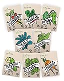 photo: You can buy Vegetable Seeds Heirloom SillySeed Collection - 100% Non GMO Veggie Garden Variety Pack: Tomato, Cucumber, Lettuce, Kale, Radish, Peas, Carrot, Jalapeno Pepper online, best price $13.95 new 2024-2023 bestseller, review