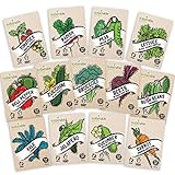 photo: You can buy Heirloom Vegetable Seeds Kit 13 Pack – 100% Non GMO for Planting in Your Indoor or Outdoor Garden: Tomato, Peppers, Zucchini, Broccoli, Beet, Bean, Carrot, Kale, Cucumber, Pea, Radish, Lettuce online, best price $16.95 new 2024-2023 bestseller, review