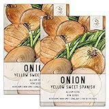 photo: You can buy Seed Needs, Yellow Sweet Spanish Onion Seeds for Planting (Allium cepa) Twin Pack of 450 Seeds Each Non-GMO online, best price $8.85 ($4.42 / Count) new 2024-2023 bestseller, review