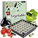 photo Vegetable Garden Starter Kit – 250+ Vegetable Seeds with Germination Seed Starter Tray, Soil, Markers, & Grow Guide - Vegetable Indoor Garden Kit - Indoor Seedling Seed Starter Kits 2024-2023