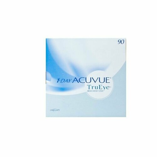 Контактные линзы ACUVUE 1-Day TruEye, 90 шт., R 8,5, D -12 фото, описание