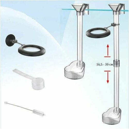 Кормушка для аквариумных рыб и креветок, акриловая фото, описание