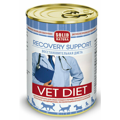 Solid Natura VET Recovery Support диета для кошек и собак влажный 0,34 кг (12 шт в уп) фото, описание