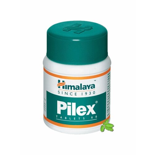 Pilex (Пайлекс), средство от геморроя и тромбофлебита, 60 т./ Himalaya Herbals / Himalaya / Гималая фото, описание