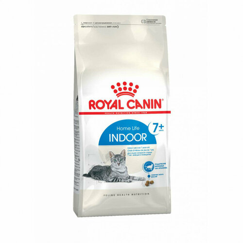 Сухой корм для кошек старше 7 лет Royal Canin живущих в помещении 400 г фото, описание