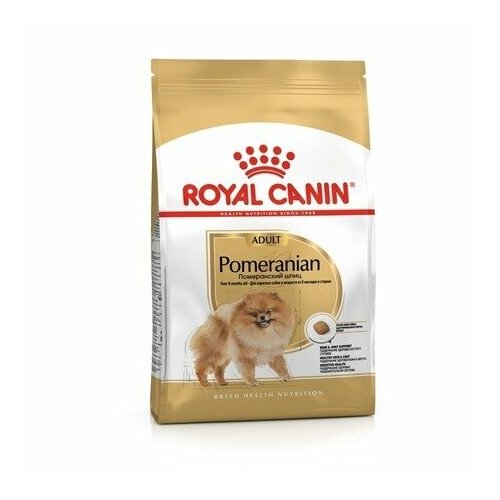 Корм сухой Royal Canin Pomeranian Adult для взрослых собак породы Померанский Шпиц от 8 месяцев, 500 г фото, описание