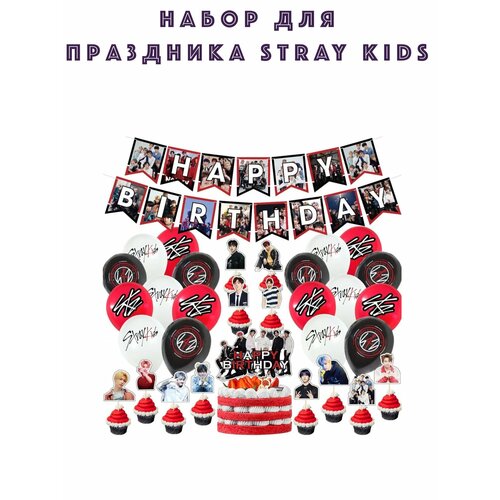 Набор для праздника группа STRAY KIDS Стрэй кидс фото, описание