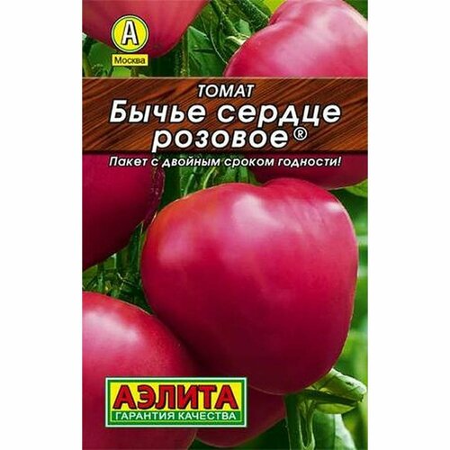 фото Семена Томат Бычье сердце розовое , позднеспелый, ЛД (Аэлита) 20шт, купить онлайн за 40 рубл.