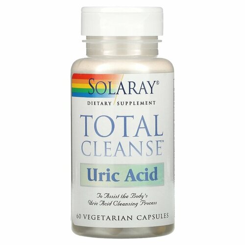 Капсулы Solaray Total Cleanse Uric Acid, 60 шт. фото, описание