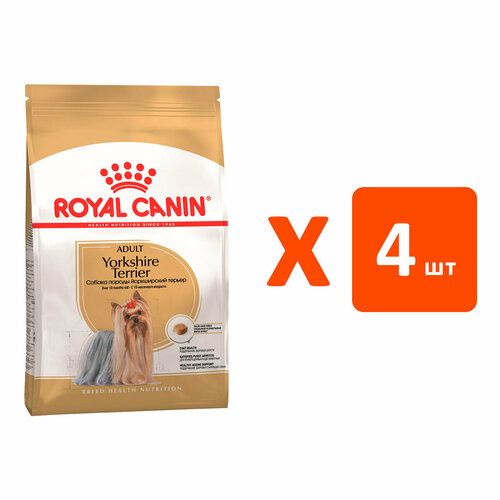 ROYAL CANIN YORKSHIRE TERRIER ADULT для взрослых собак йоркширский терьер (3 кг х 4 шт) фото, описание